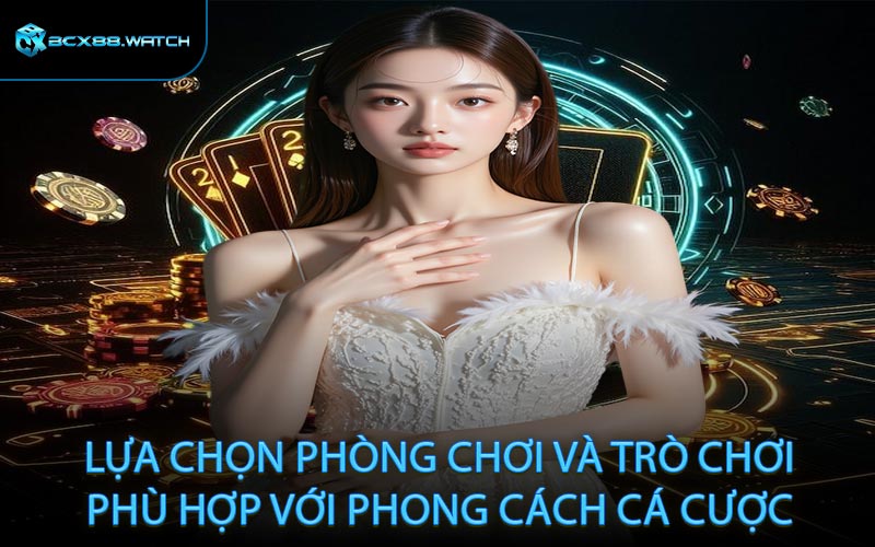 Lựa chọn phòng chơi và trò chơi phù hợp với phong cách cá cược