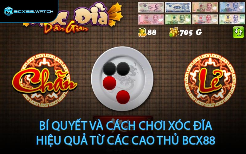 Bí quyết và cách chơi xóc đĩa hiệu quả từ các cao thủ BCX88
